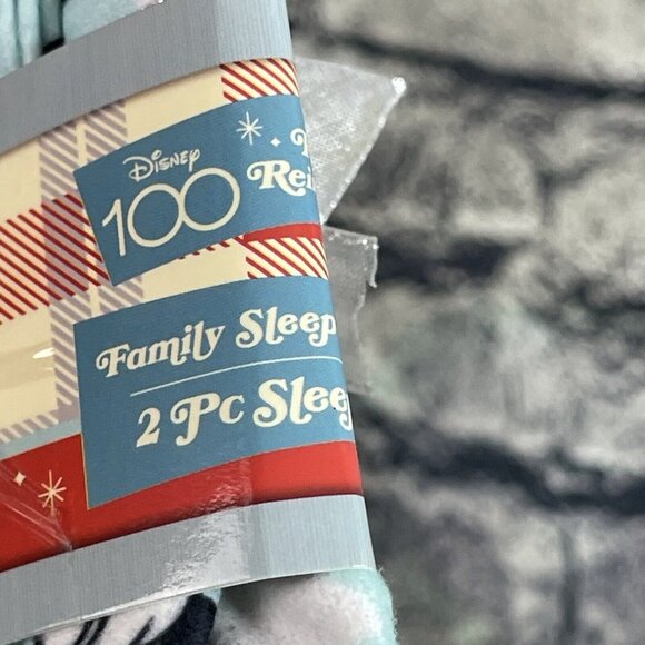 Toddler Disney 12 Months 100 Mickey Mouse Friends Matching Family 2pc Pajama Set - Picture 6 of 10